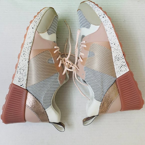 Sam Edelman Darsie Colorblock Colorful Pastel Textured Casual Style Sneaker 8 - Picture 11 of 13